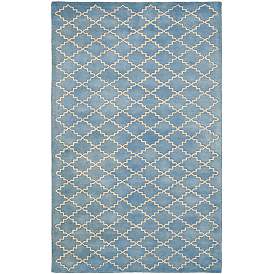 Image1 of Safavieh Chatham CHT930A 3'x5' Blue/Grey Wool Rug