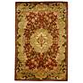 Thumbnail1 of Safavieh Classic CL234A 4'x6' Rust Orange Wool Area Rug