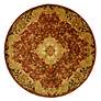 Thumbnail4 of Safavieh Classic CL234A 4'x6' Rust Orange Wool Area Rug more views