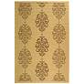Safavieh Courtyard CY2720 4'x5'7" Natural Brown Area Rug