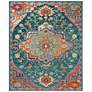 Thumbnail2 of Safavieh CRS501T 4'x6' Teal and Rose Area Rug