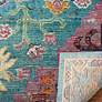 Thumbnail4 of Safavieh CRS501T 4'x6' Teal and Rose Area Rug more views