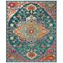 Safavieh CRS501T 5&#39;x8&#39; Teal and Rose Area Rug