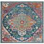 Thumbnail2 of Safavieh CRS501T 7'x7' Square Teal and Rose Area Rug