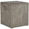 Safavieh Cube Dark Gray Concrete Indoor-Outdoor Accent Table