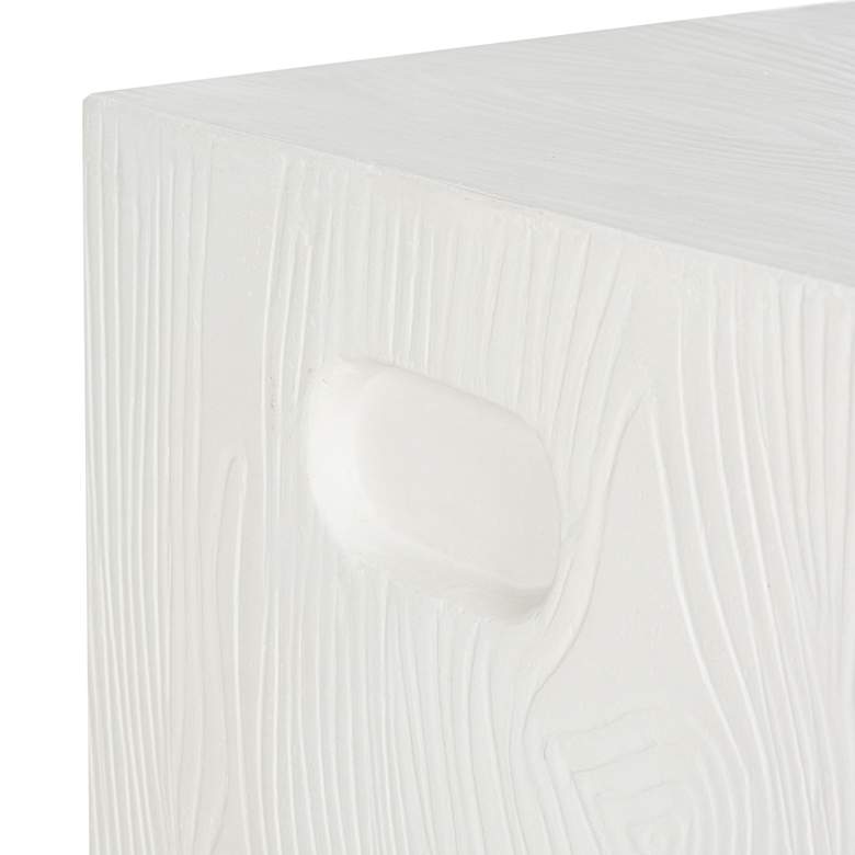 Image 4 Safavieh Cube Ivory Concrete Indoor-Outdoor Accent Table more views