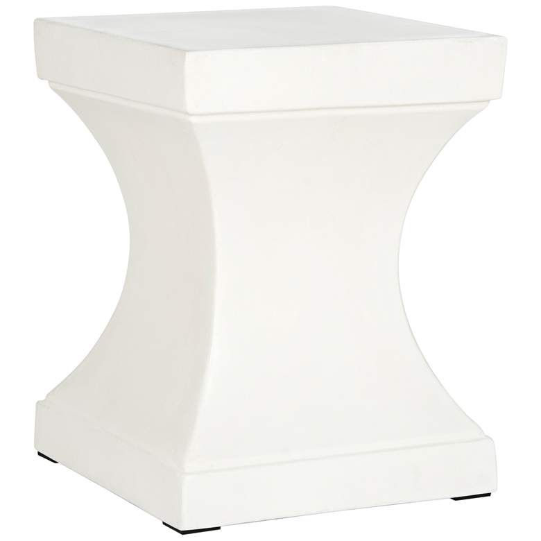Image 2 Safavieh Curby Ivory Concrete Indoor-Outdoor Accent Table