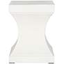 Safavieh Curby Ivory Concrete Indoor-Outdoor Accent Table