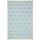 Safavieh Dhurrie DHU545B Light Blue/Ivory Wool Rug