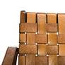 Safavieh Dilan Safari Woven Leather Straps Armchair