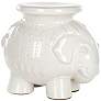 Safavieh Elephant White Ceramic Garden Stool