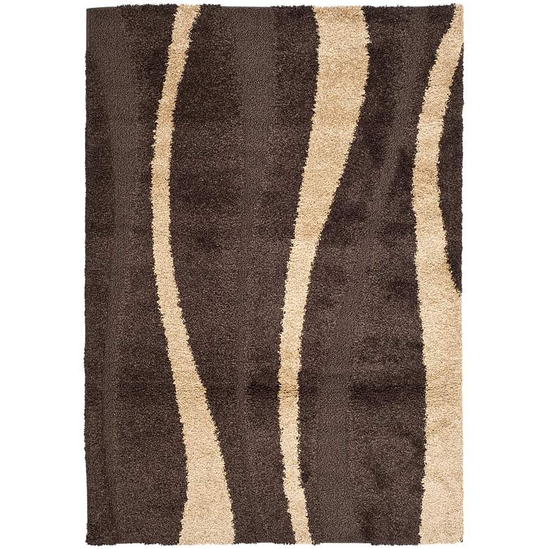 Image 1 Safavieh Florida Shag SG451-2813 5&#39;3 inchx7&#39;6 inch Area Rug