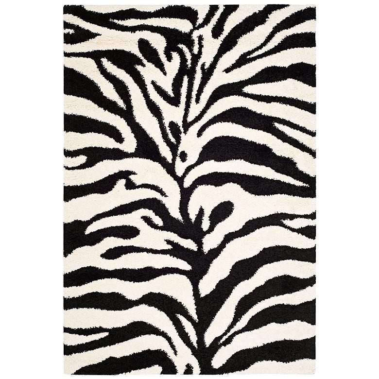 Image 1 Safavieh Florida Shag SG452-1290 5&#39;3 inchx7&#39;6 inch Area Rug