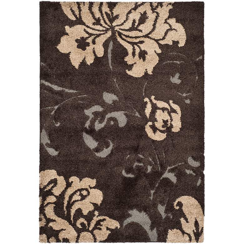 Image 1 Safavieh Florida Shag SG458-2879 5'3"x7'6" Area Rug