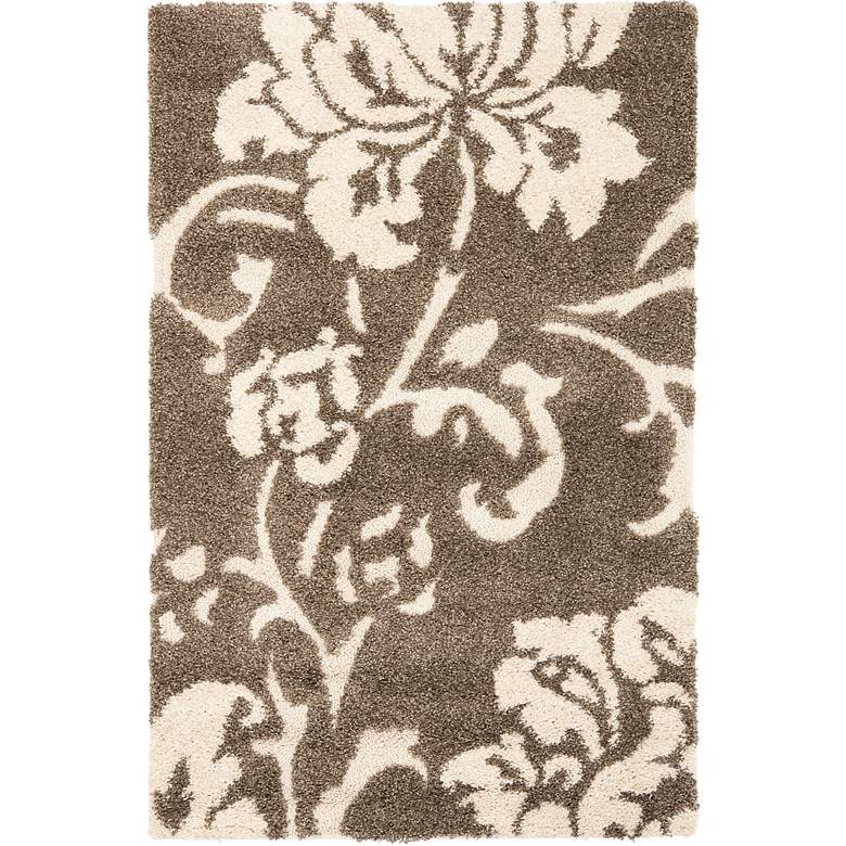 Image 1 Safavieh Florida Shag SG458-7913 5&#39;3 inchx7&#39;6 inch Area Rug