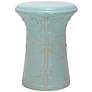 Safavieh Imperial Light Aqua Glaze Ceramic Garden Stool