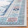 Thumbnail3 of Safavieh Kazak 100 2'x8' Runner Gray and Blue Oriental Rug more views