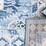 Safavieh Kazak 100 5&#39;3"x7&#39;6" Blue and Creme Oriental Rug