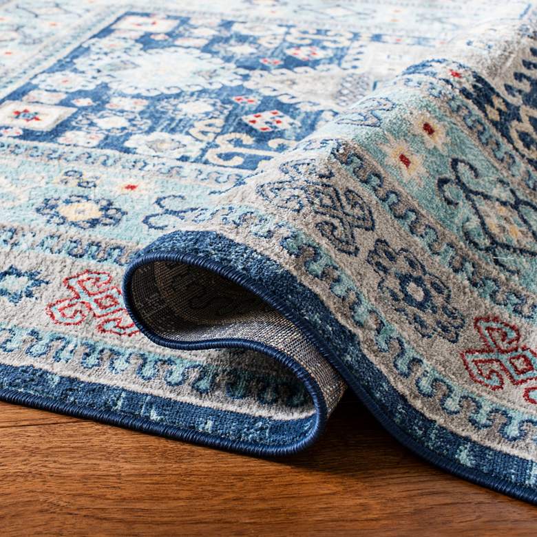 Image 5 Safavieh Kazak 100 5'3"x7'6" Multi-Color Blue Oriental Ru more views