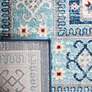 Safavieh Kazak 100 5&#39;3"x7&#39;6" Multi-Color Blue Oriental Ru
