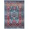 Safavieh Kazak 100 Red and Blue Oriental Area Rug