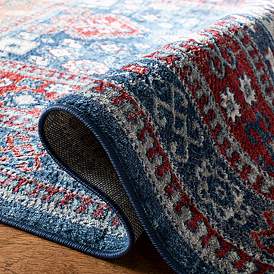 Image5 of Safavieh Kazak 100 8'x10' Red and Blue Oriental Area Rug more views