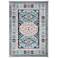 Safavieh Kazak 100 Gray and Blue Oriental Area Rug