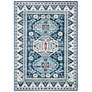Thumbnail2 of Safavieh Kazak 118 4'x6' Blue and Creme Oriental Area Rug
