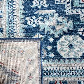 Image5 of Safavieh Kazak 118 4'x6' Blue and Creme Oriental Area Rug more views
