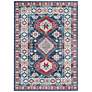 Thumbnail2 of Safavieh Kazak KZK119R 5'3"x7'6" Navy Red Rectangle Area
