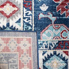 Image5 of Safavieh Kazak KZK119R 5'3"x7'6" Navy Red Rectangle Area more views