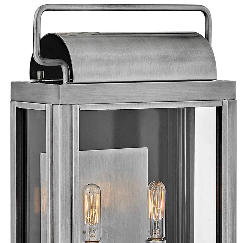 Image 3 Sag Harbor 16 1/2" High Brushed Aluminum Outdoor Wall Light more views