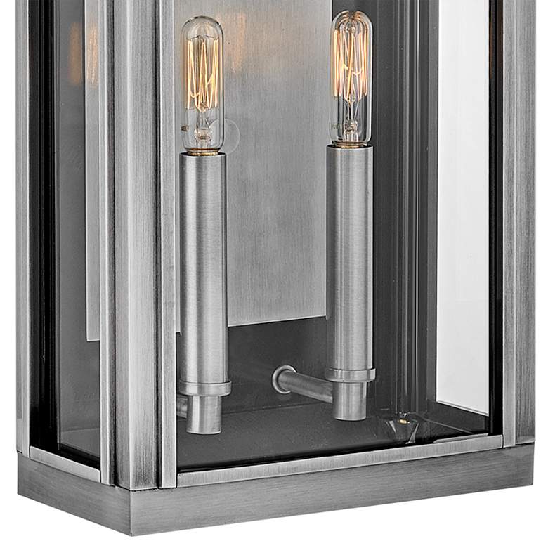 Image 4 Sag Harbor 16 1/2" High Brushed Aluminum Outdoor Wall Light more views