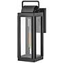 2_Sag Harbor 16 1/4" High Black Outdoor Wall Light more views