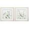 Sage Garden 18"W x 18"H Framed Art Set of 2