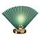 Sage Green Fan Accent Lamp