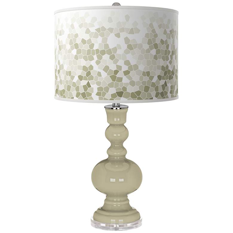 Image 1 Sage Mosaic Apothecary Table Lamp
