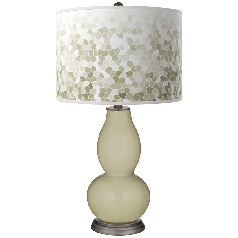 Image 1 Sage Mosaic Double Gourd Table Lamp
