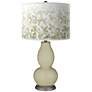 Sage Mosaic Double Gourd Table Lamp