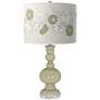 Sage Rose Bouquet Apothecary Table Lamp