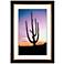 Saguaro Cactus At Sunrise Giclee 41 3/8" Wide Wall Art