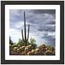 Saguaro Centurion 41" Square Framed Giclee Wall Art