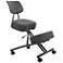 Sagura Gray Adjustable Ergonomic Kneeling Chair