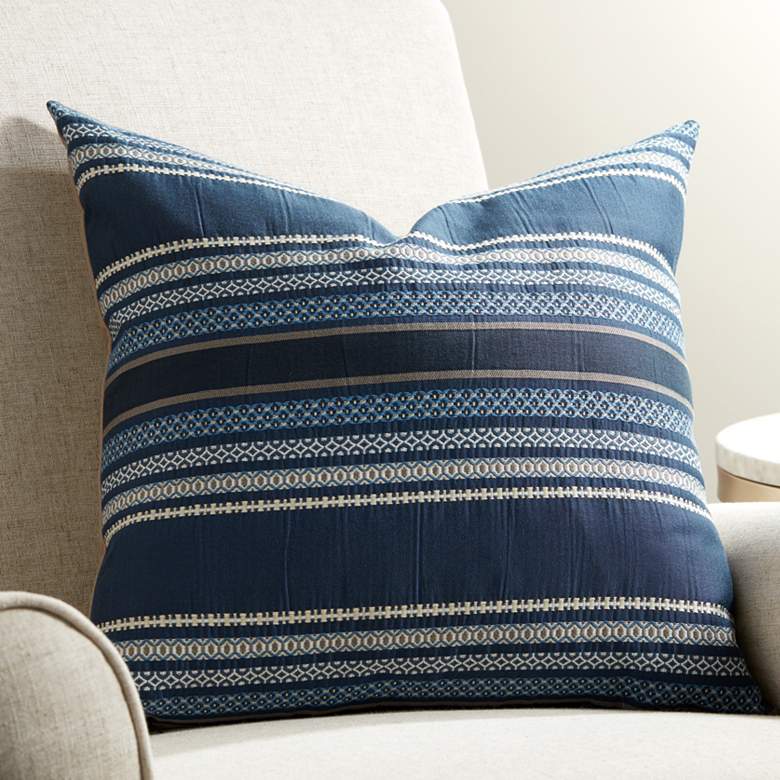 Image 1 Sahara Indigo 20" Square Throw Pillow