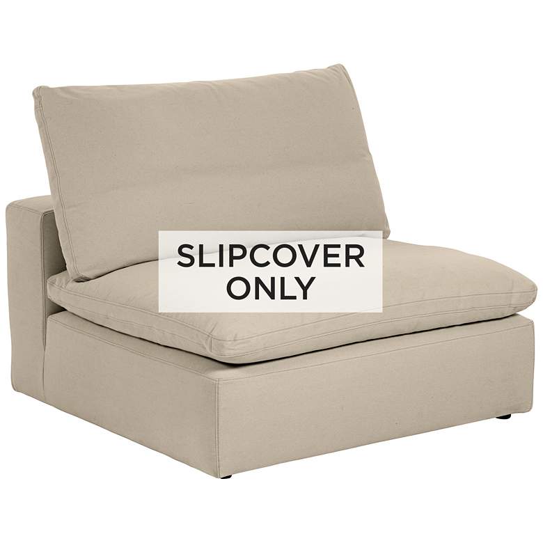 Image 1 Sahara Sand Slipcover for Skye Peyton Armless Sectional Chairs