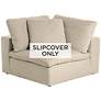 1_Sahara Sand Slipcover for Skye Peyton Corner Sectional Chairs