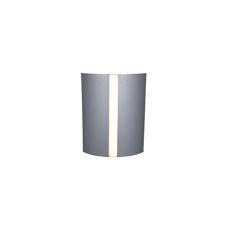 Image 1 Sail 10 inch High Satin and White Acrylic 3-Light Wall Fixture