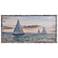 Sailing By 48"W x 24"H Rustic Framed Wood Printed Wall Art