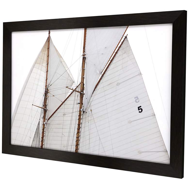 Image 4 Sailing Focus - Run 53 inch Wide Giclee Framed Wall Art more views