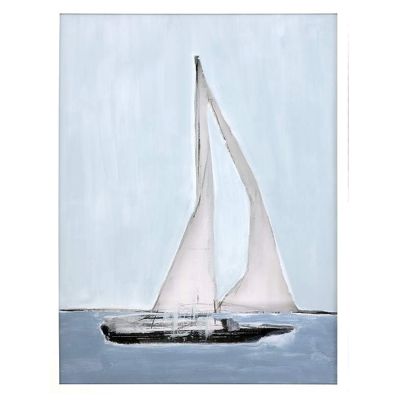 Image 1 Sailing I 32"W x 42"H Framed Art